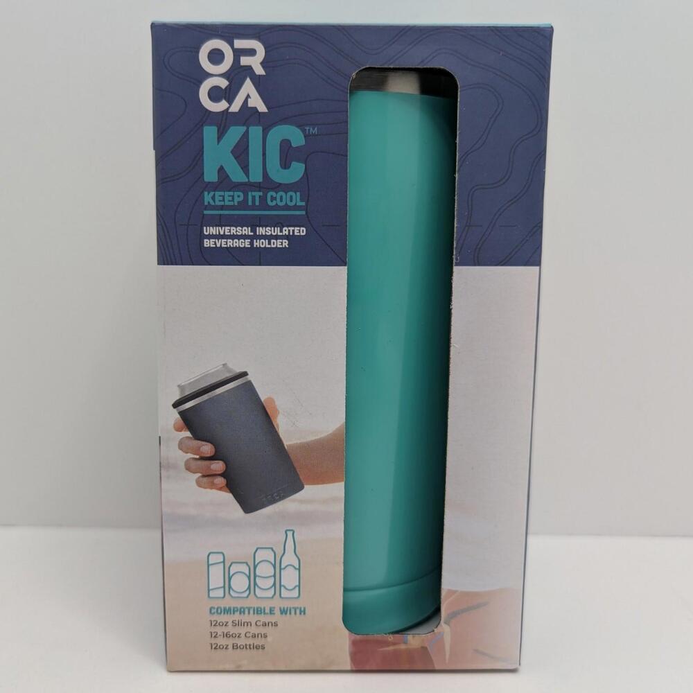 ORCA‎ KIC Keep It Cool Universal Can Bottle Insulator Seafoam Cold Beverages